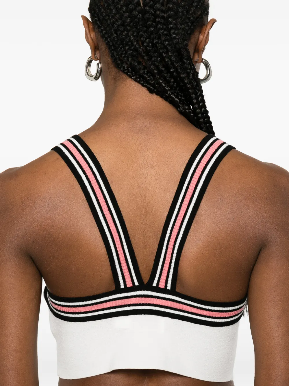 J.Lindeberg Nori gebreide cropped top Wit