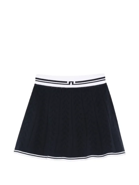 J.Lindeberg Pamela pointelle knitted short skirt