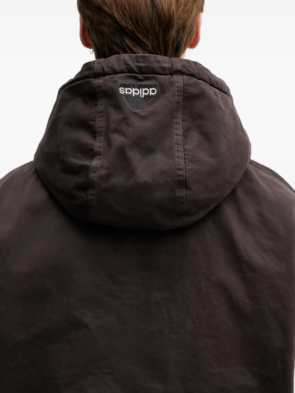 adidas Jack met capuchon en rits Bruin