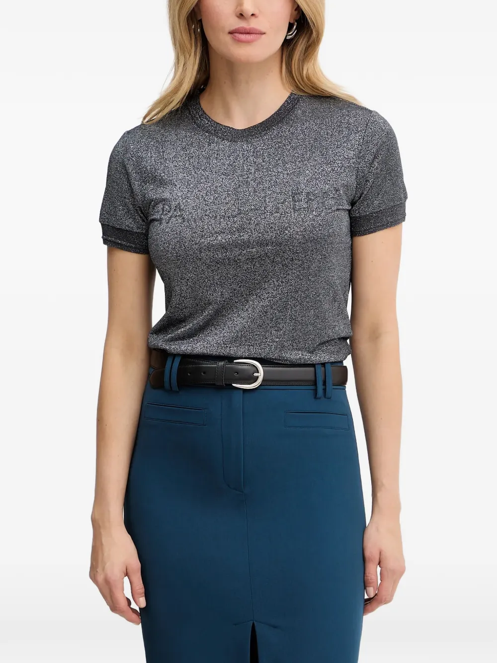 Patrizia Pepe short-sleeve T-shirt - Grigio
