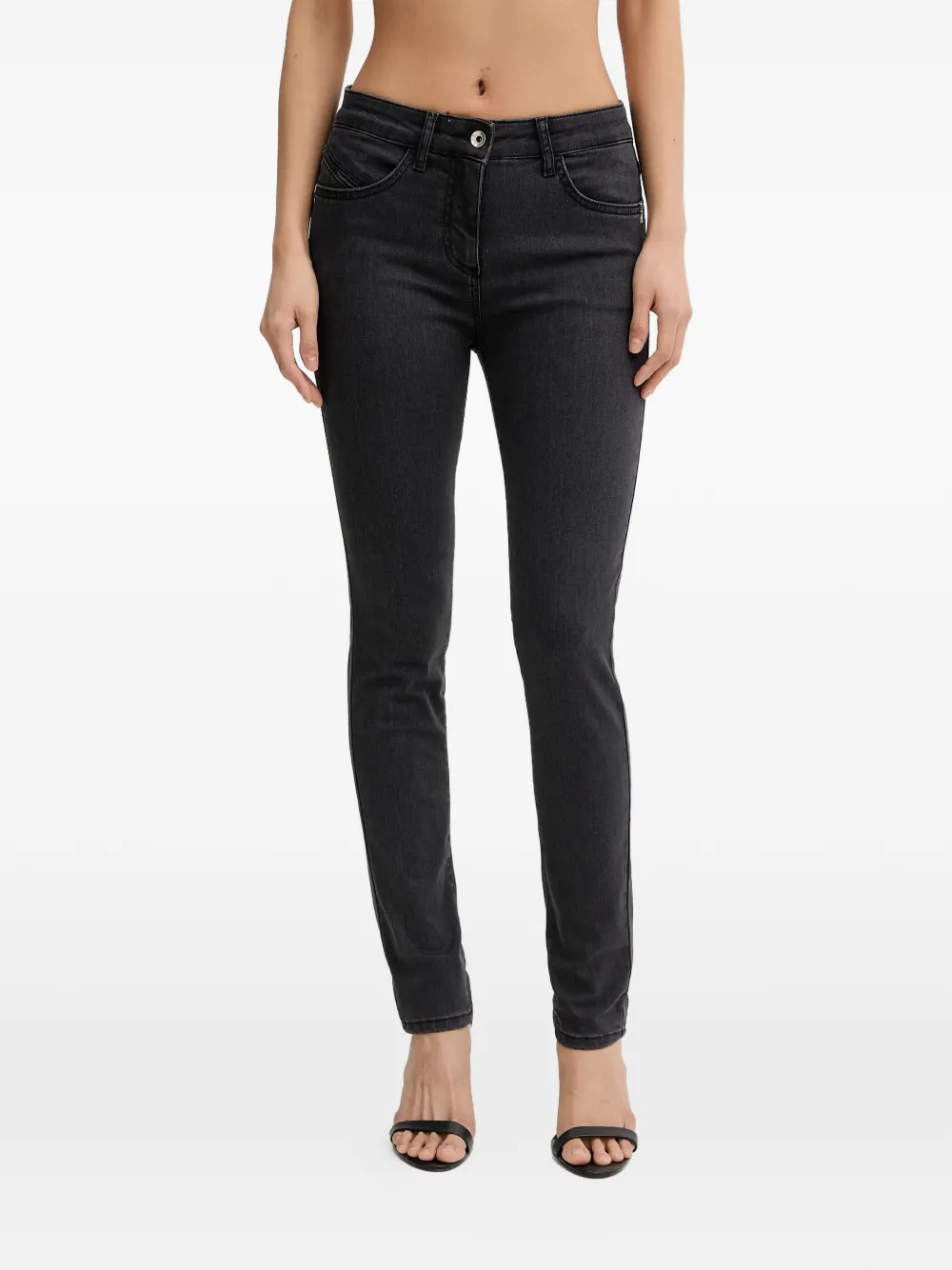 Patrizia Pepe belt-loops jeans - Nero