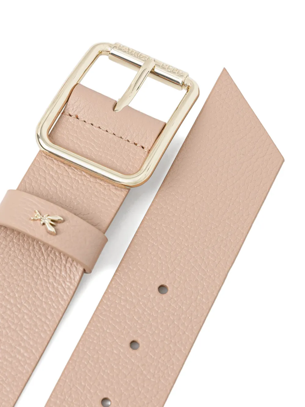 Patrizia Pepe Gespriem met logo Beige