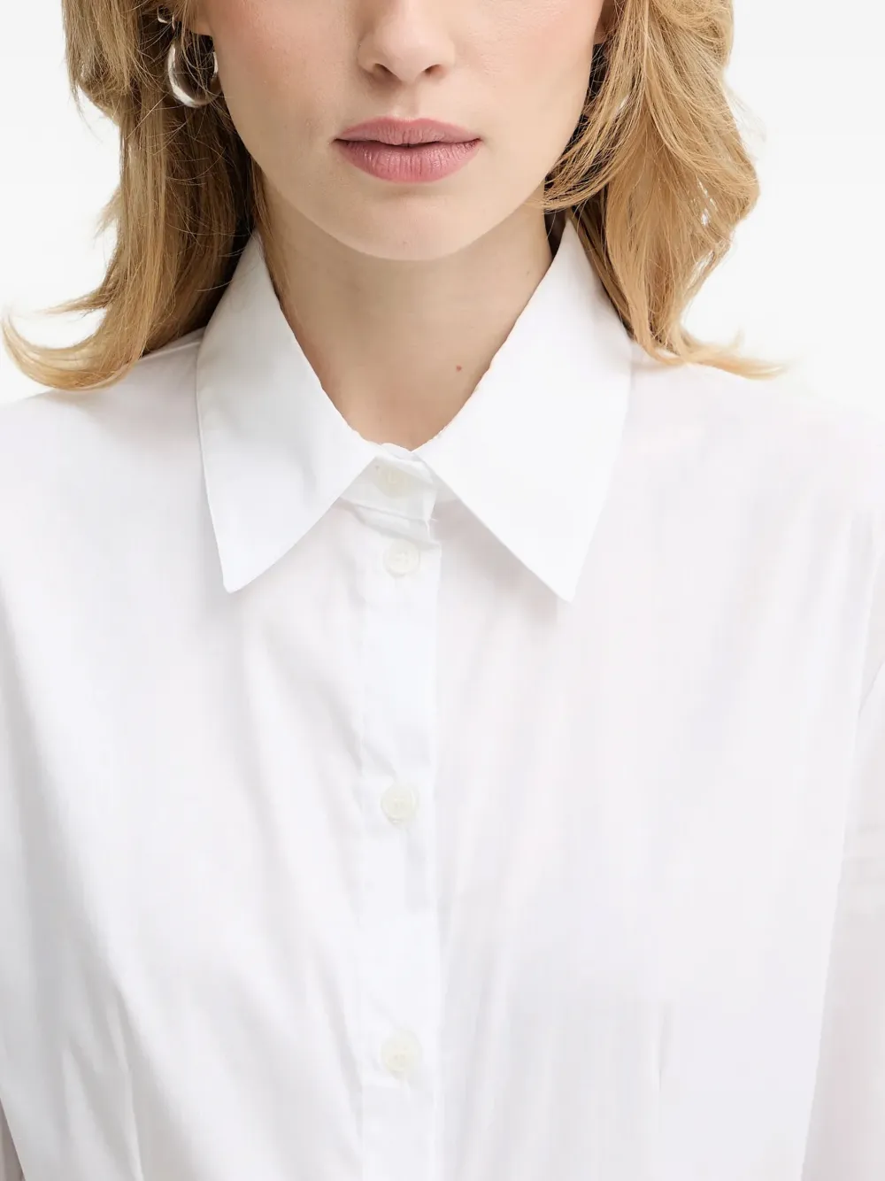 Patrizia Pepe Blouse met knopen Wit