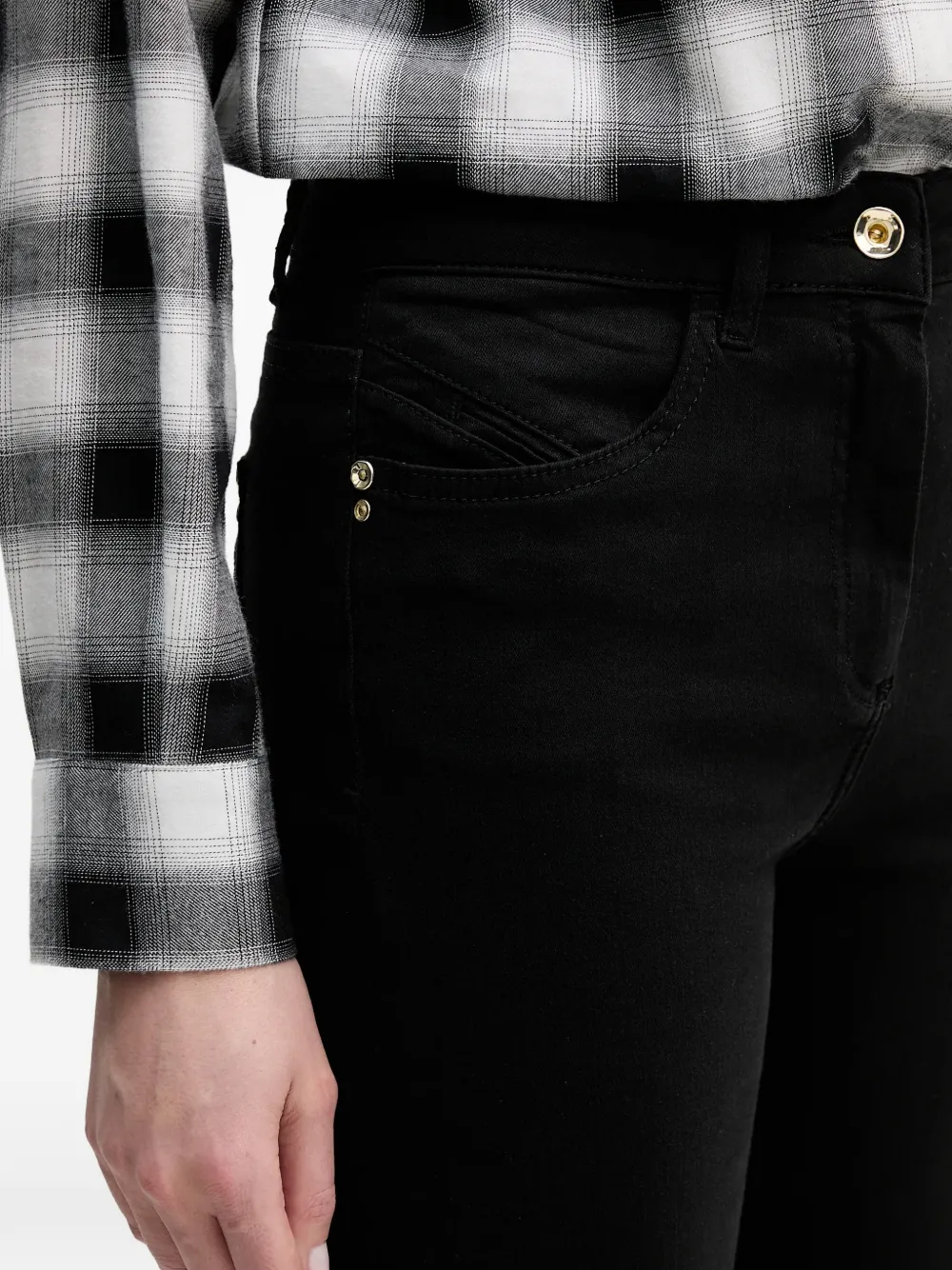 Patrizia Pepe Flared jeans Zwart