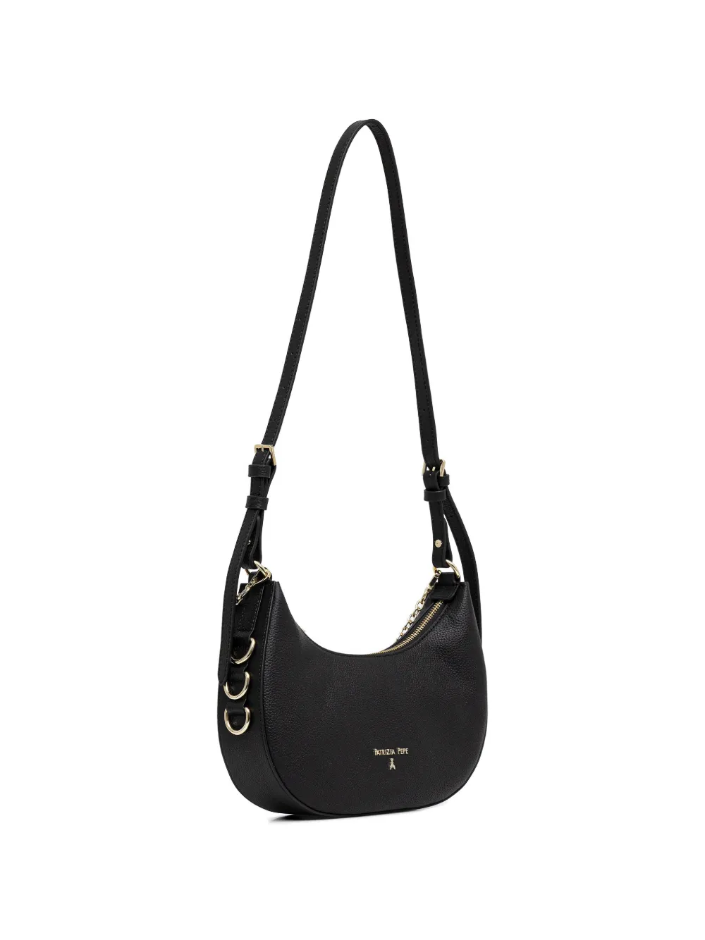 Patrizia Pepe Crossbodytas met logo Zwart