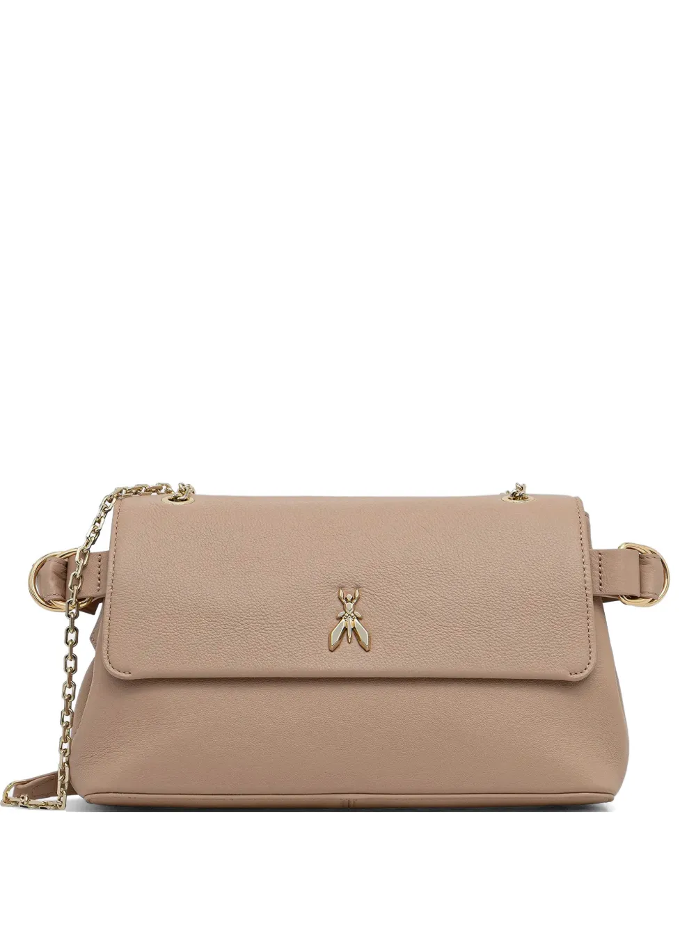 Patrizia Pepe logo chain shoulder bag - Toni neutri