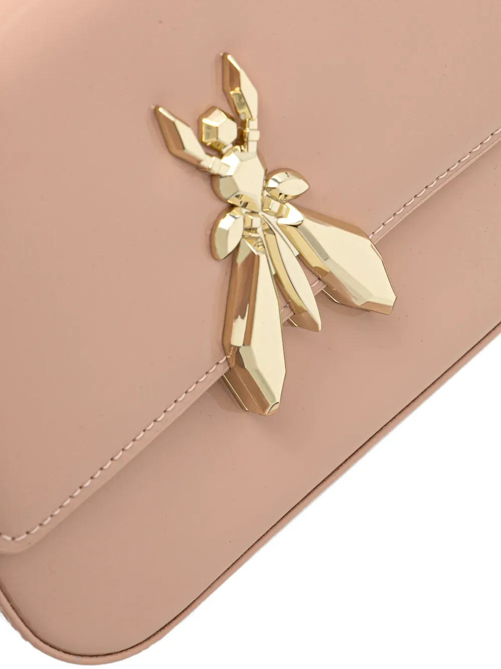 Patrizia Pepe Crossbodytas met logo Roze