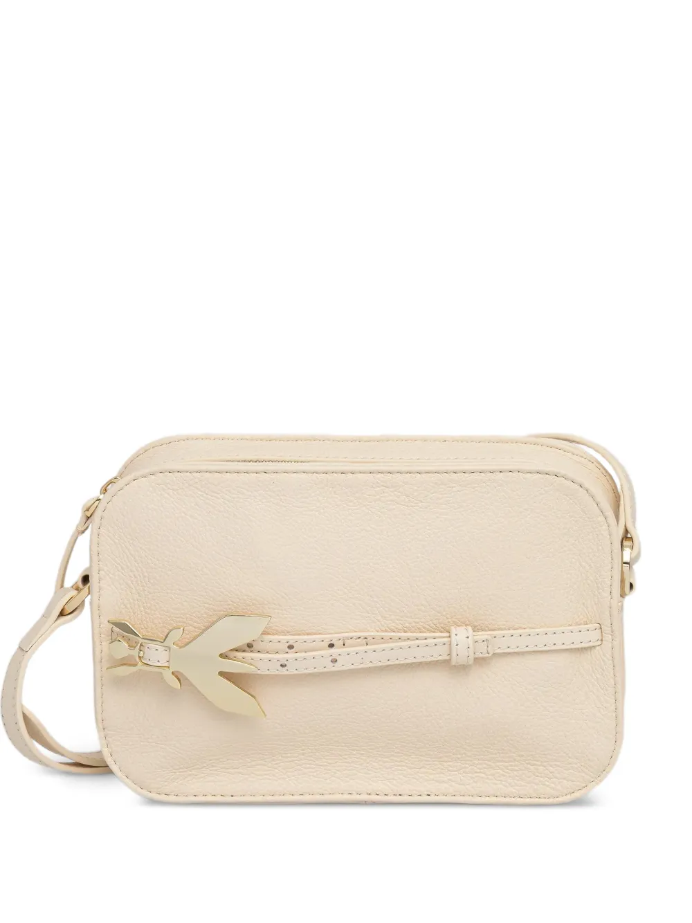 Patrizia Pepe fly plaque crossbody bag - Toni neutri