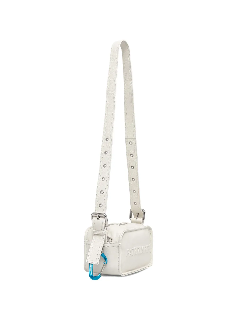 Patrizia Pepe (Im)perfection embossed crossbody bag - Bianco