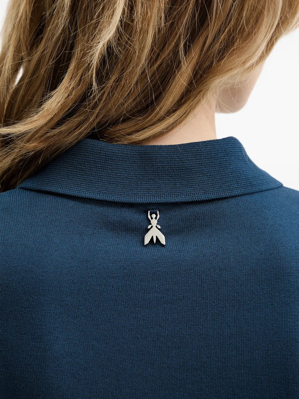 Patrizia Pepe Polotop met knopen Blauw