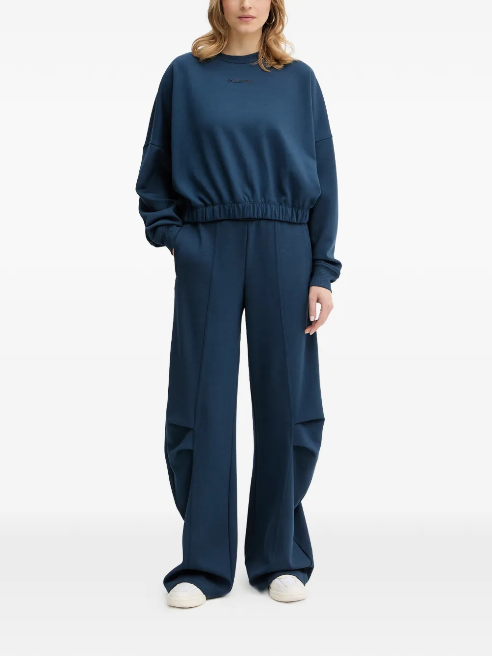 Patrizia Pepe Sweater met ronde hals Blauw