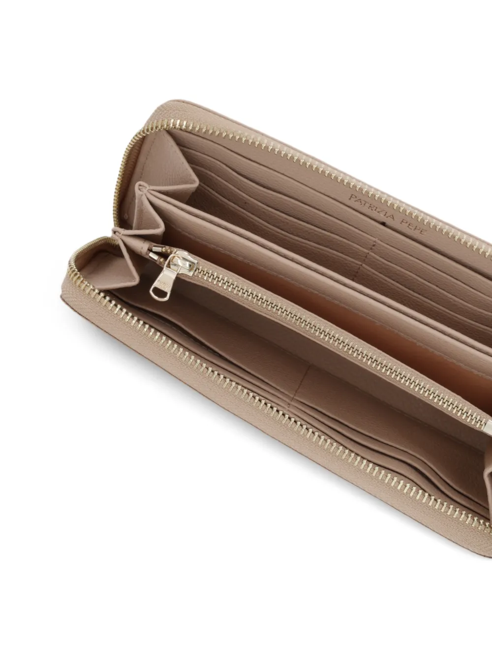  Patrizia Pepe Zipped Wallet - Neutrals 