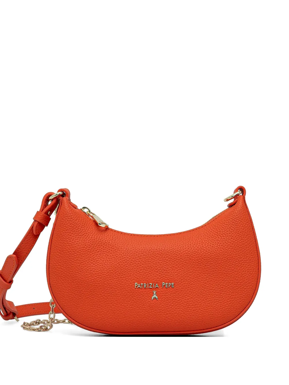 Patrizia Pepe logo-lettering cross body bag - Arancione