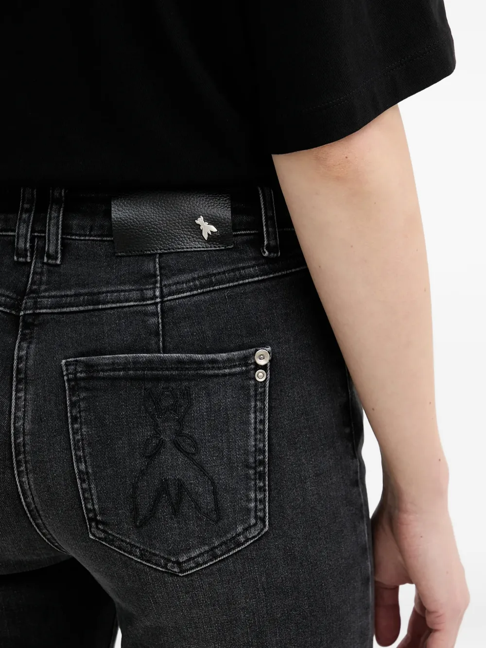 Patrizia Pepe Flared jeans Zwart