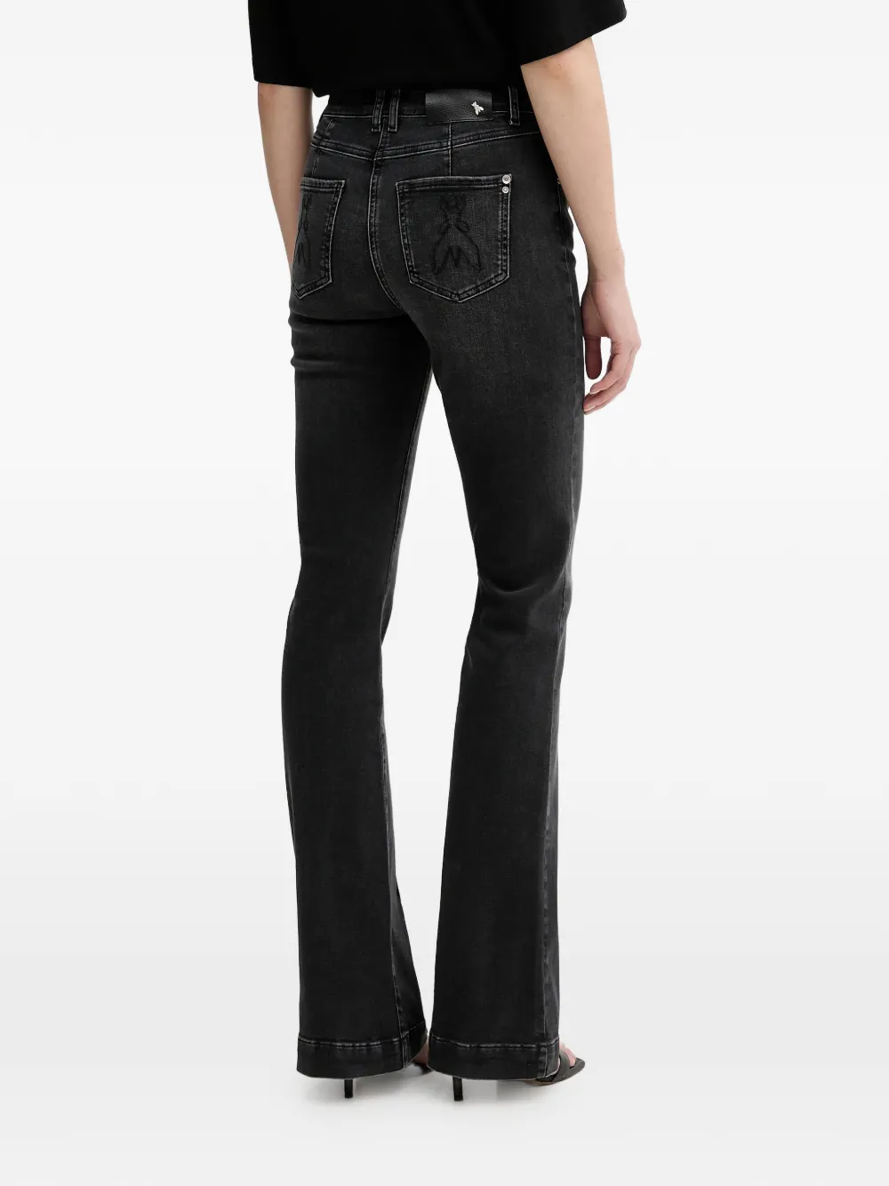 Patrizia Pepe Flared jeans Zwart