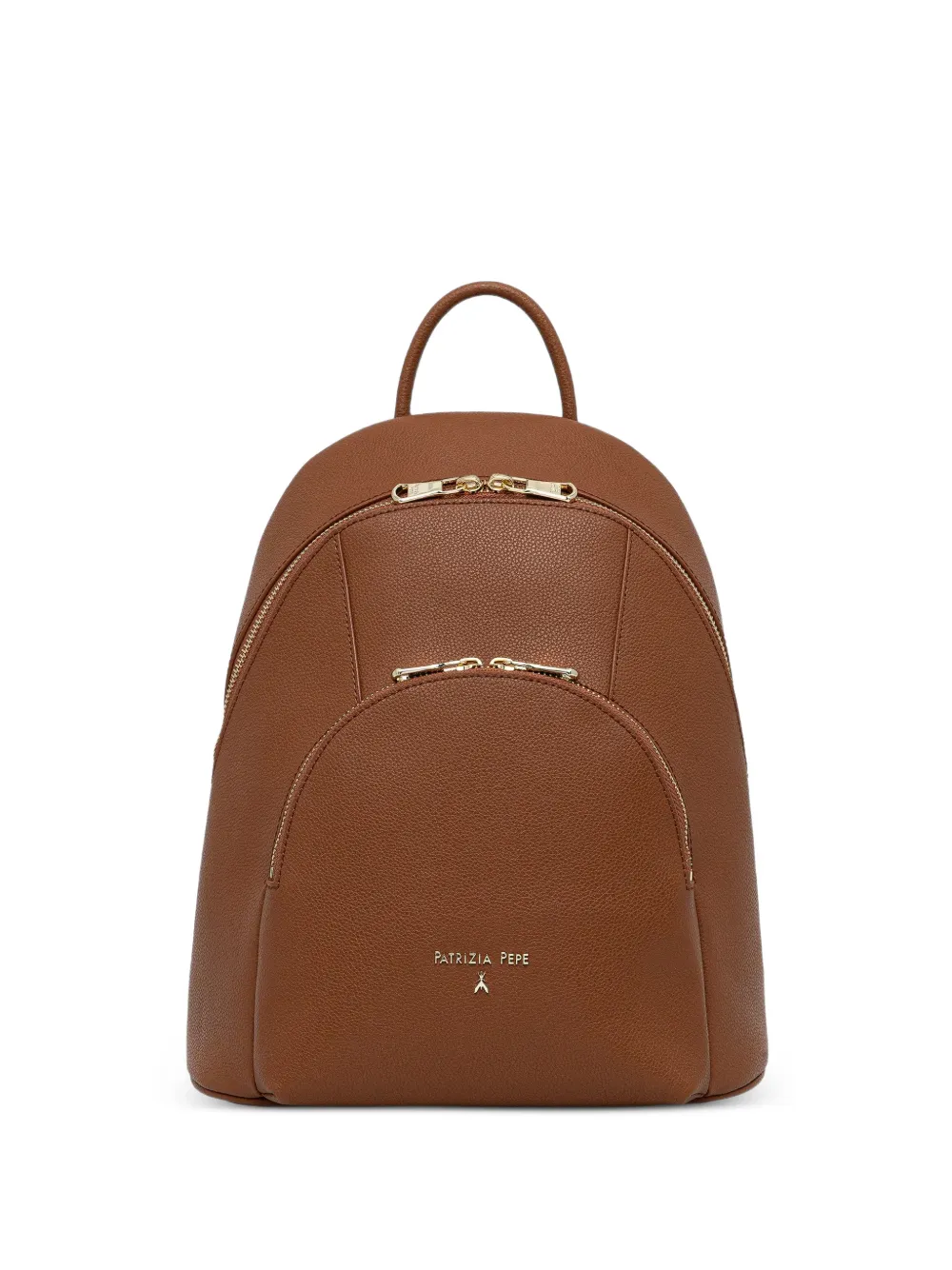 Patrizia Pepe zipped backpack - Marrone