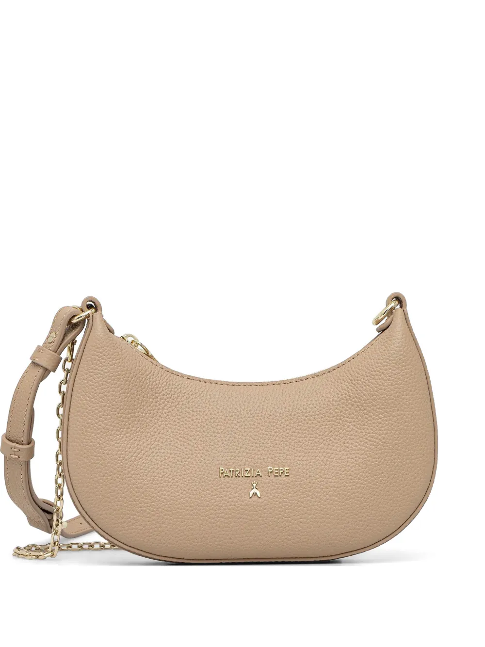 Patrizia Pepe embossed crossbody bag - Toni neutri