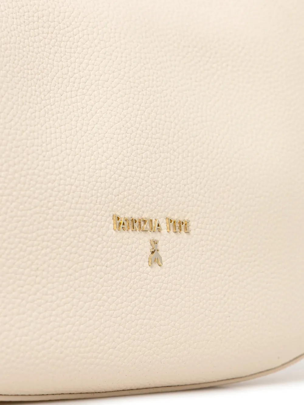 Patrizia Pepe Schoudertas met logo Beige