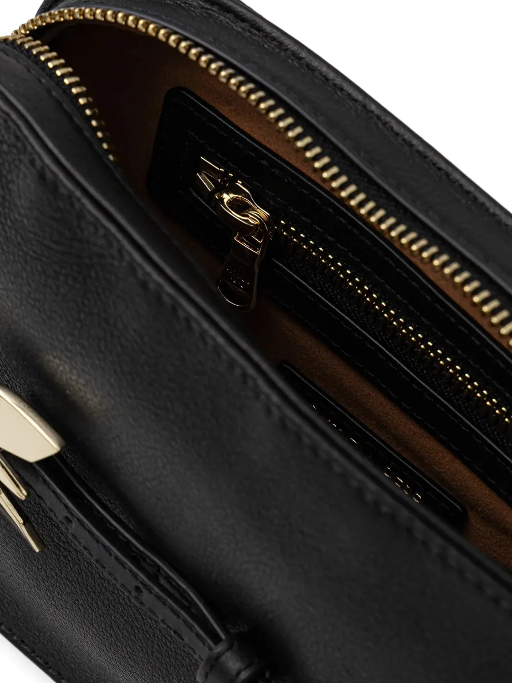 Patrizia Pepe Crossbodytas met logo Zwart