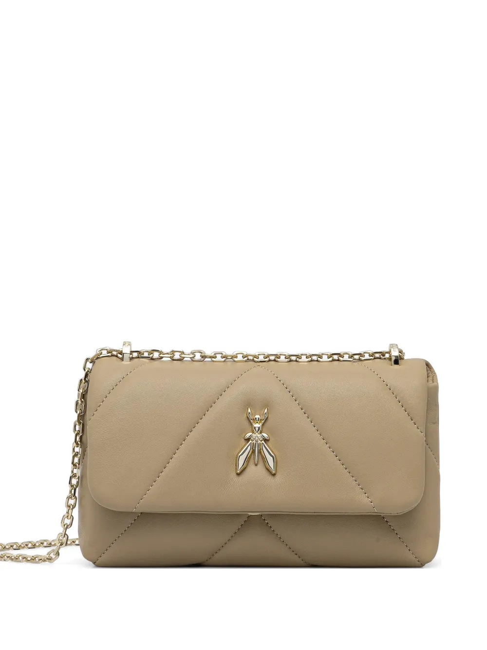 Patrizia Pepe Fly padded cross body bag - Toni neutri