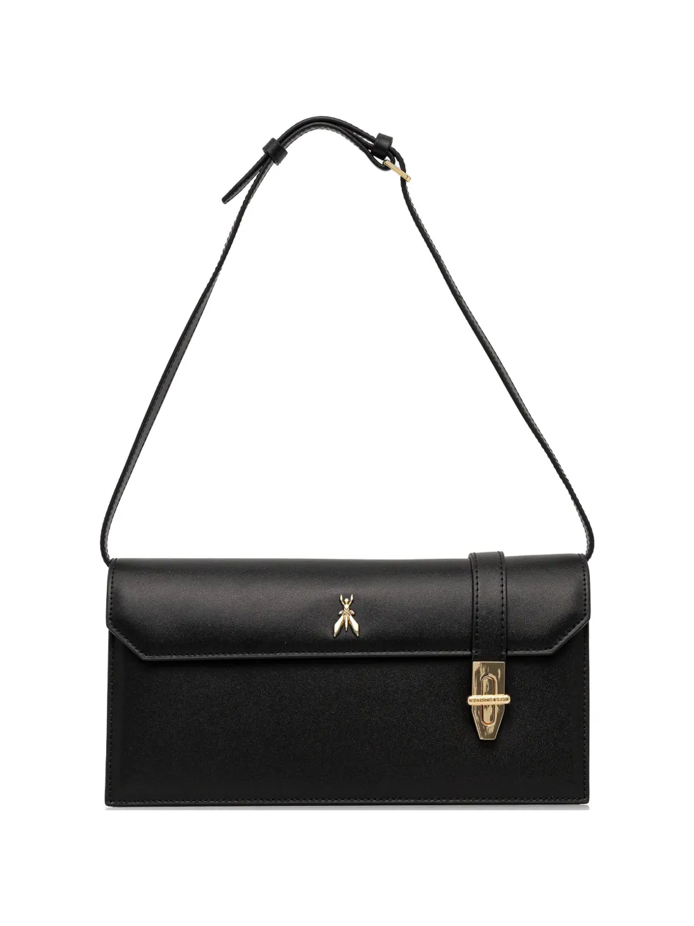 Patrizia Pepe Modern Utility logo shoulder bag - Nero