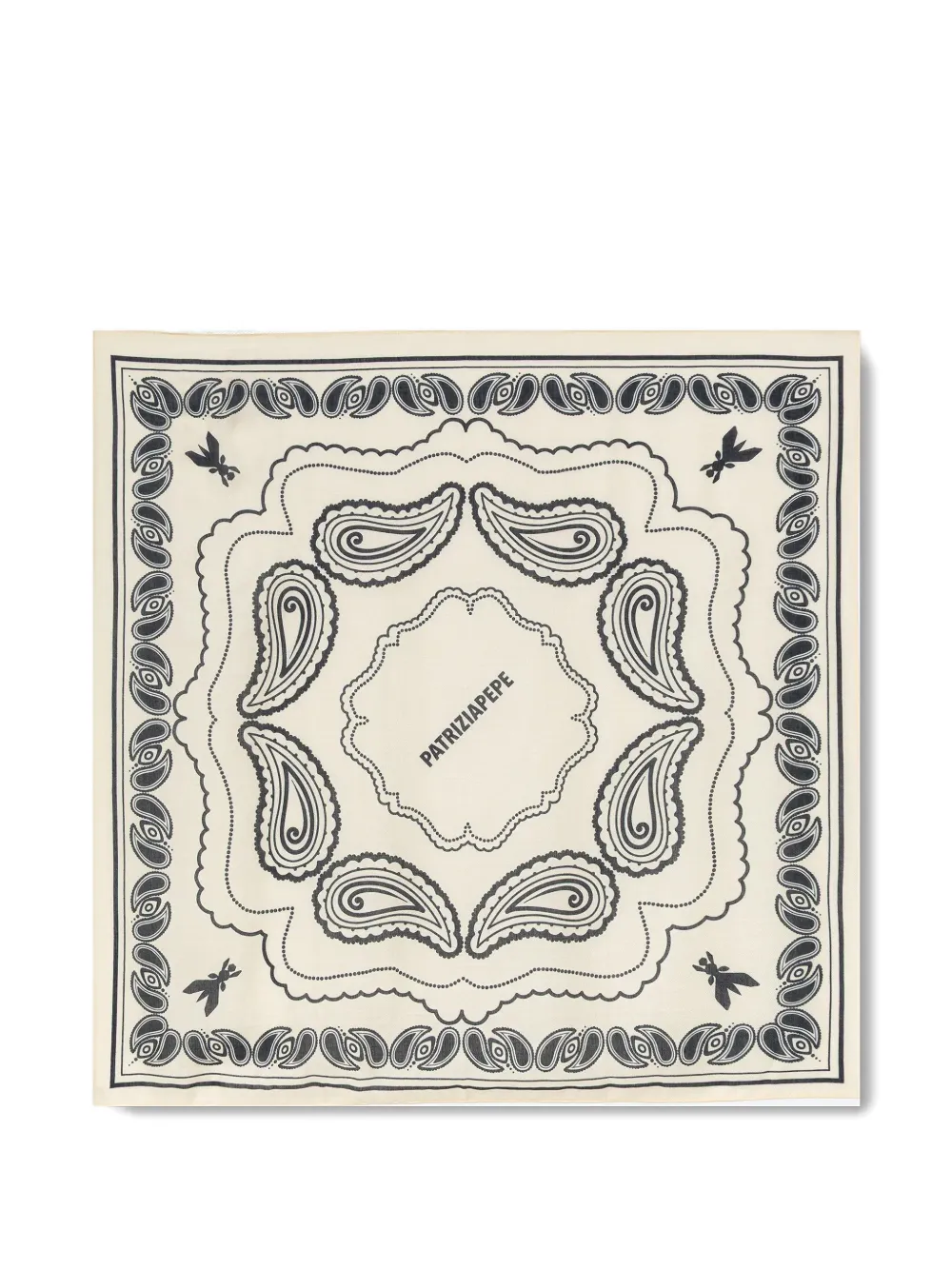 Patrizia Pepe paisley-print scarf - Toni neutri