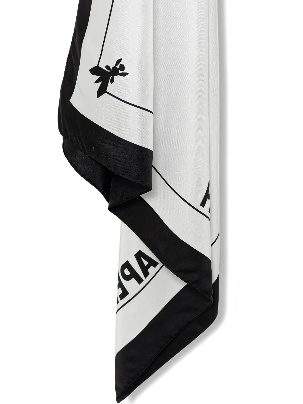  Patrizia Pepe Logo Scarf - White 
