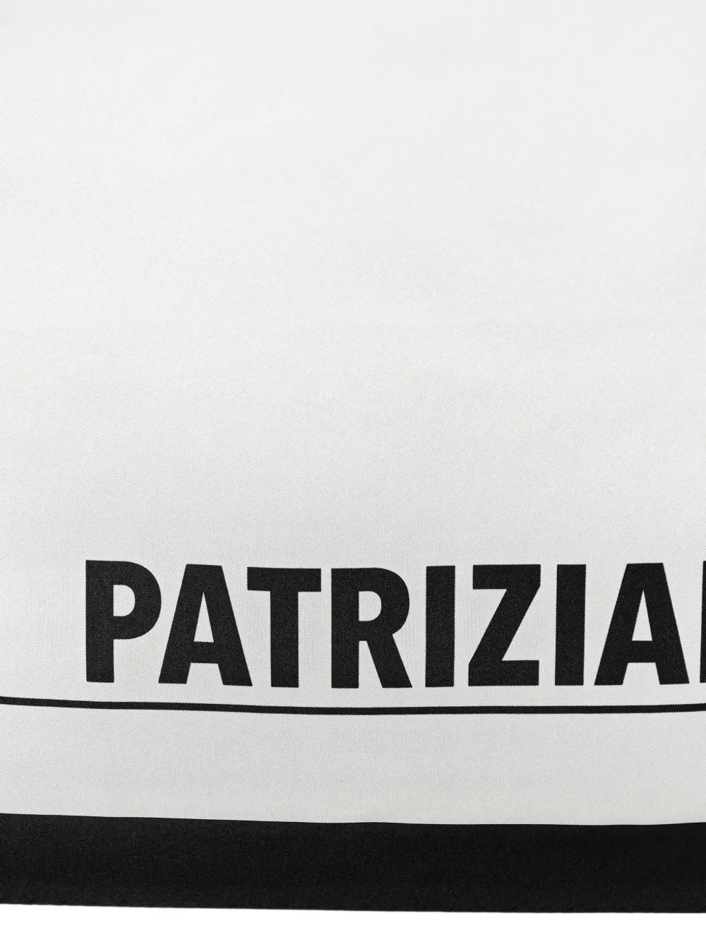  Patrizia Pepe Logo Scarf - White 