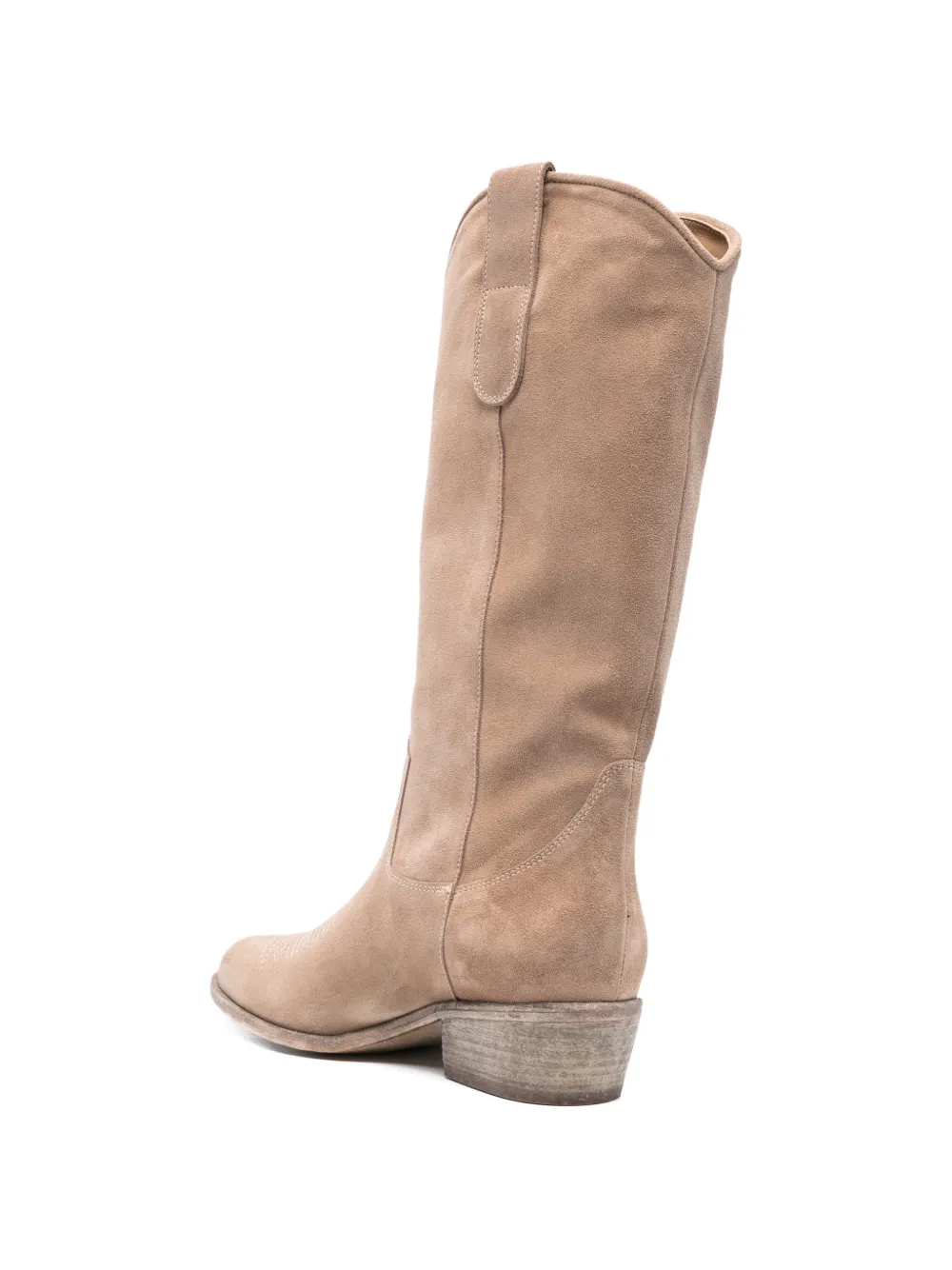 curiositè Suède cowboylaarzen Beige