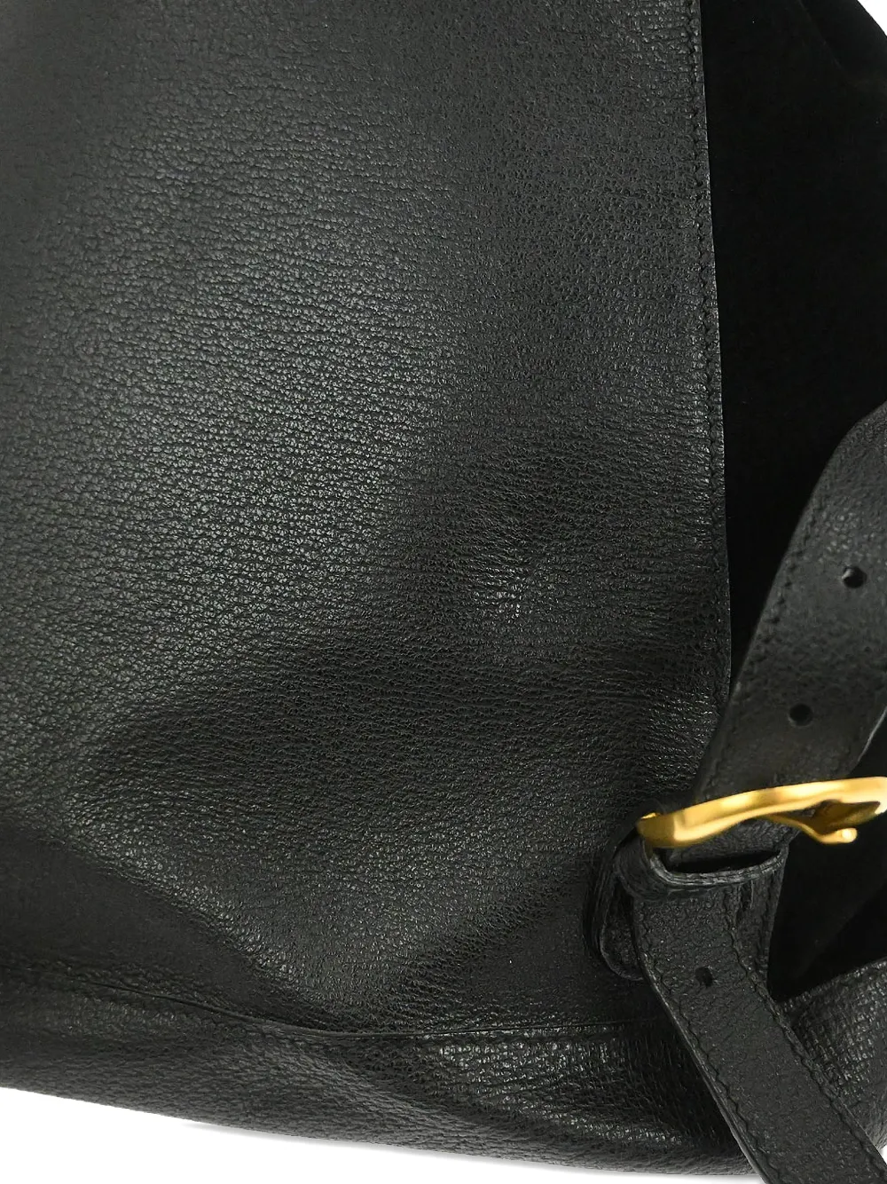 1990s Bamboo Suede Backpack