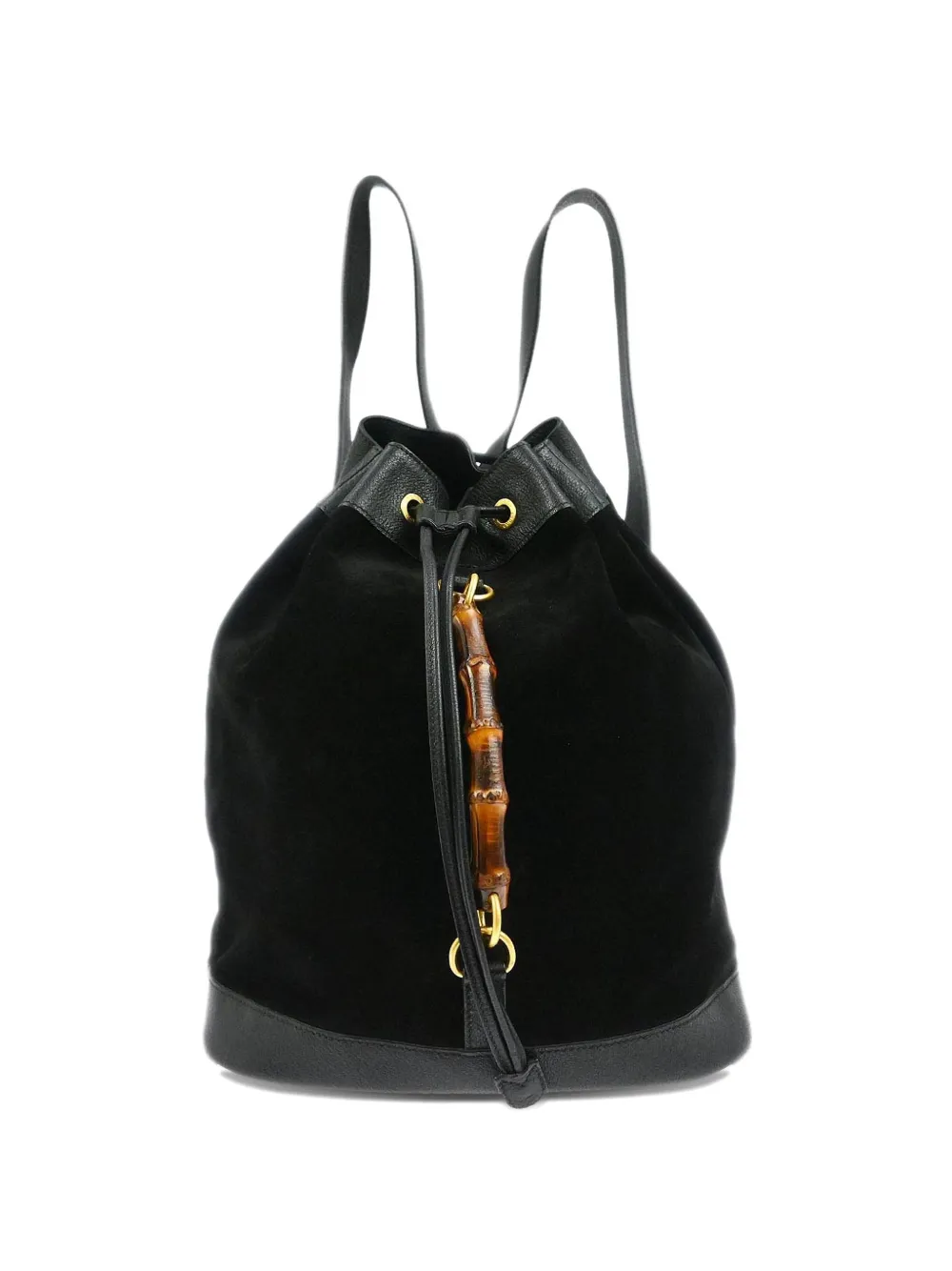 Gucci Pre-Owned Zaino Bamboo 1990-2000 - Nero