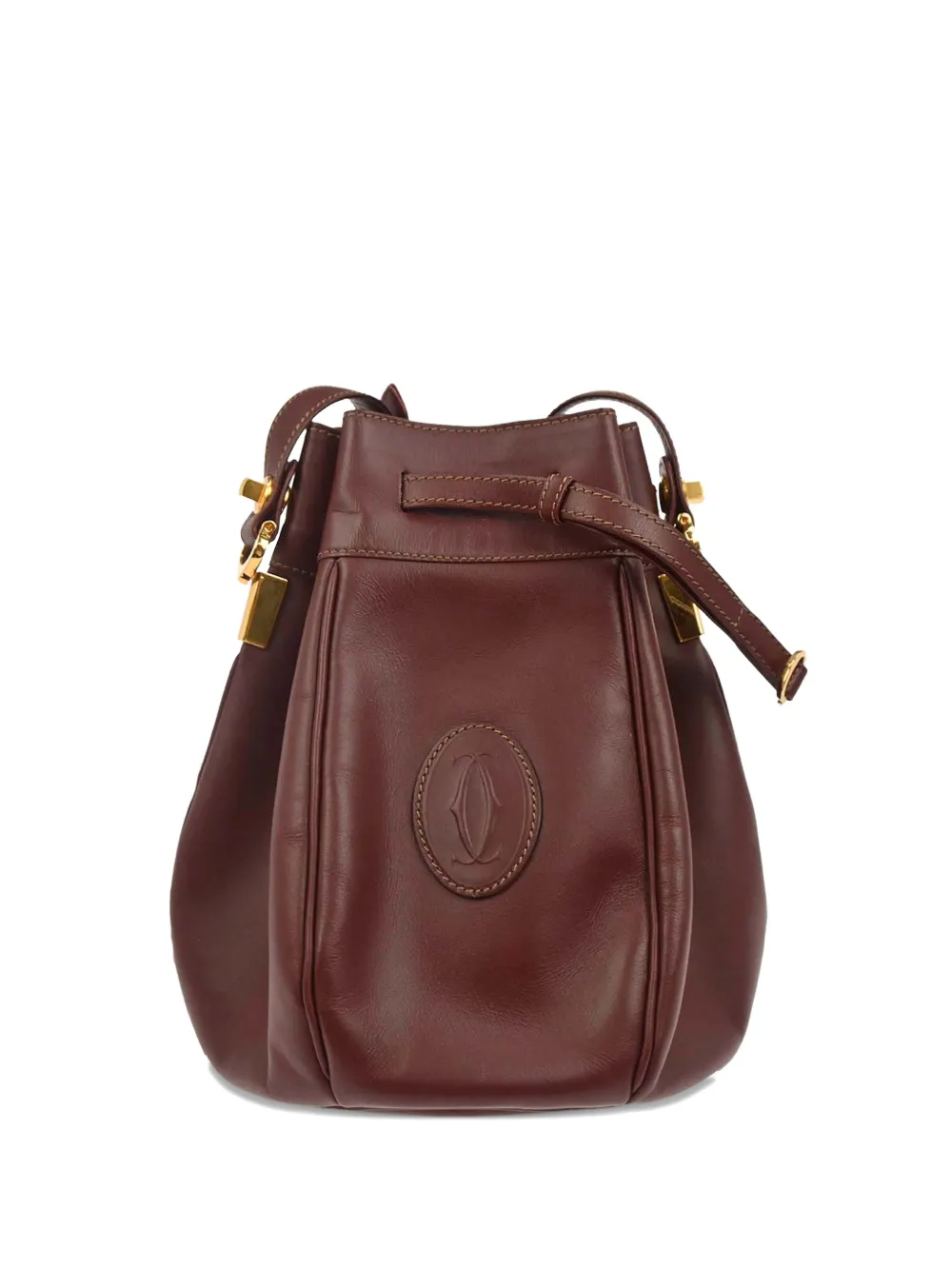 Cartier Borsa a spalla con logo anni '1990 - Rosso