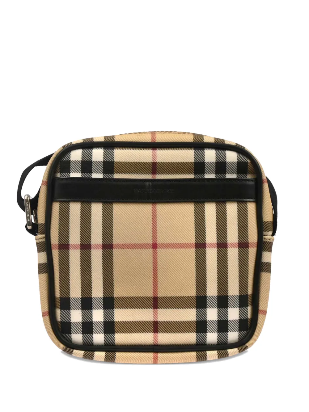 Burberry Pre-Owned Borsa a spalla a quadri in pelle - Toni neutri