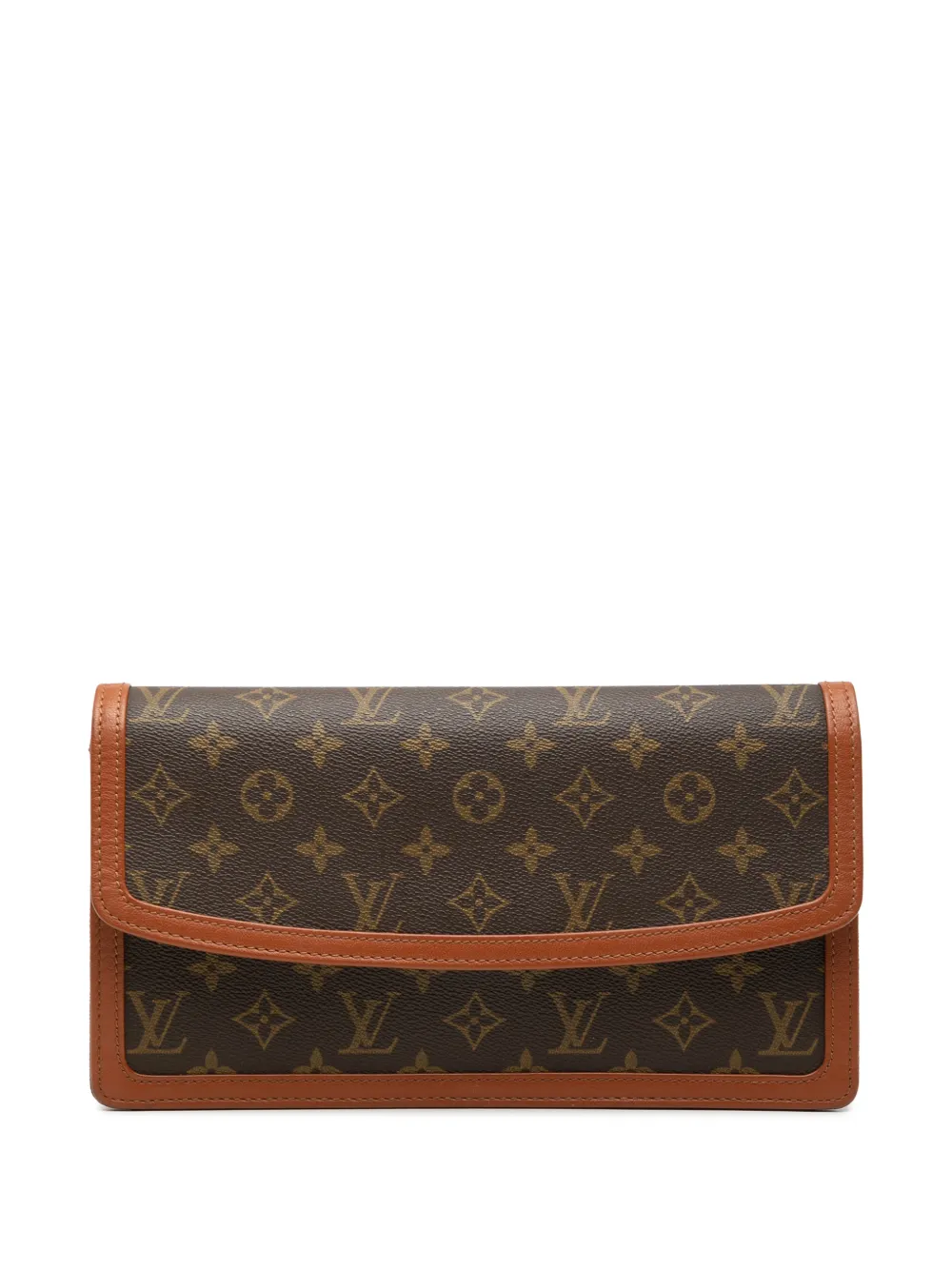 Louis Vuitton Pre-Owned 1990 Monogram Pochette Dame GM clutch bag - Marrone