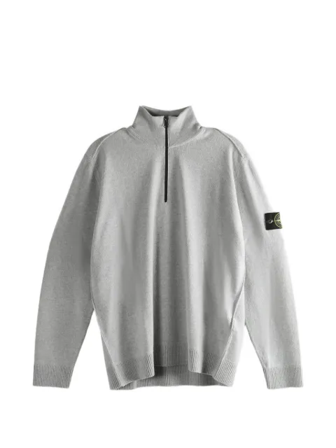 Stone Island zip collar sweater