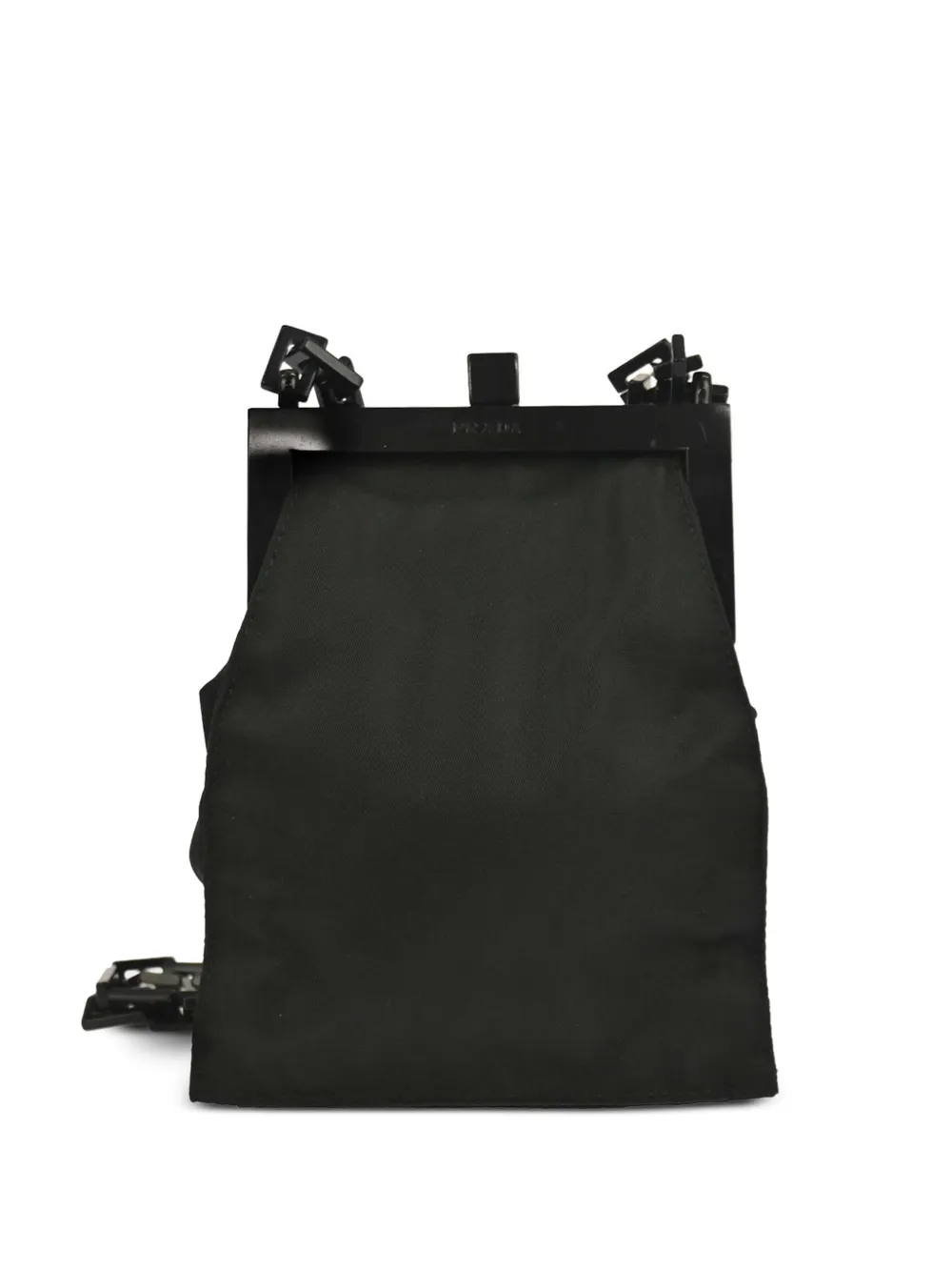 Prada Pre-Owned Borsa a spalla con catena 1990-2000 - Nero