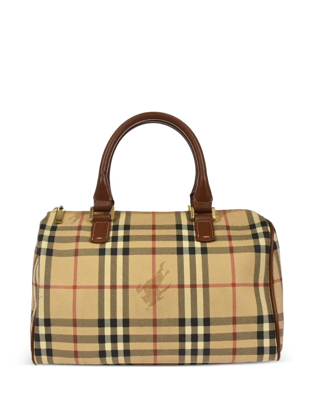 Burberry Pre-Owned Borsone a quadri anni '90-2000 - Toni neutri