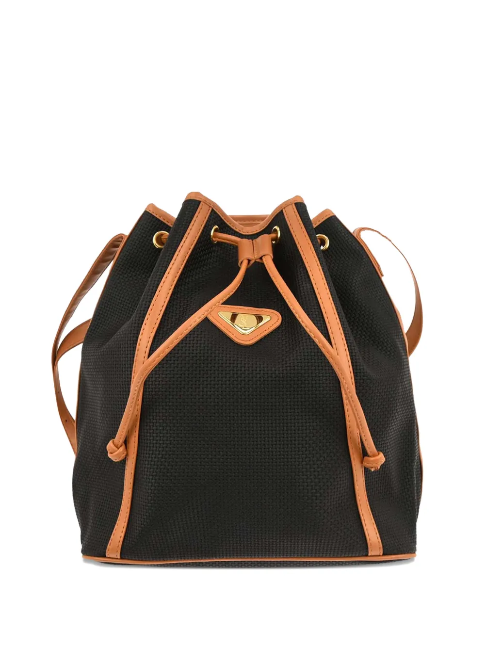 Saint Laurent Pre-Owned Borsa a spalla con coulisse anni '90 - Nero