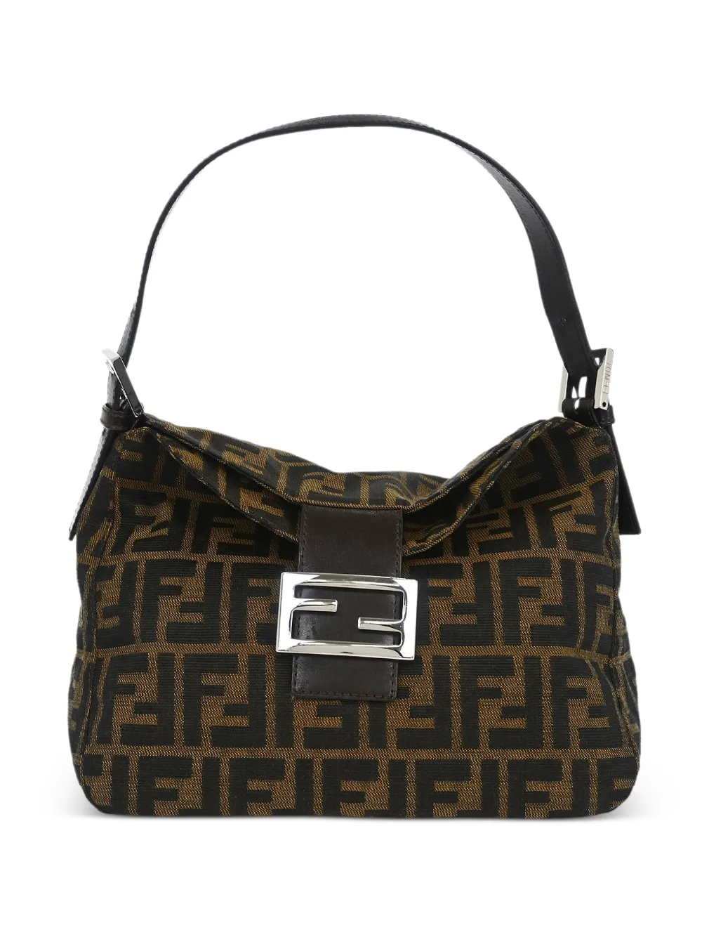 Fendi Pre-Owned 2001 Zucca shoulder bag - Marrone
