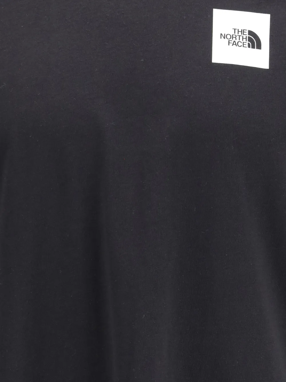 The North Face Evolution Box T-shirt met vierkant logo Zwart