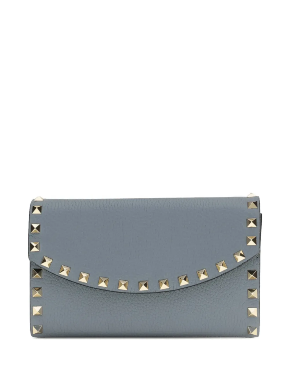 Valentino Garavani Rockstud leather shoulder bag - Blu