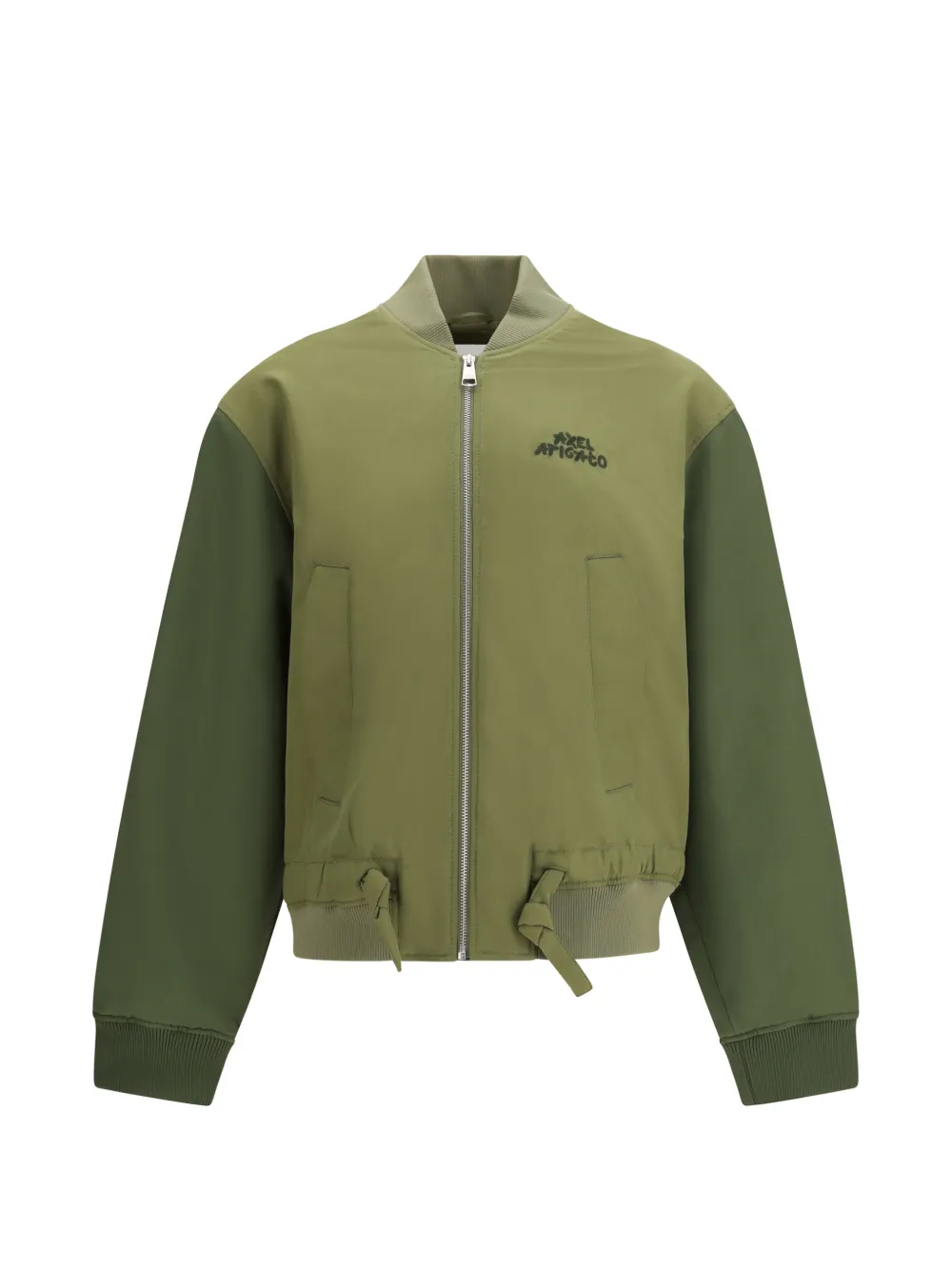 Axel Arigato Archer ribbed logo bomber jacket - Verde