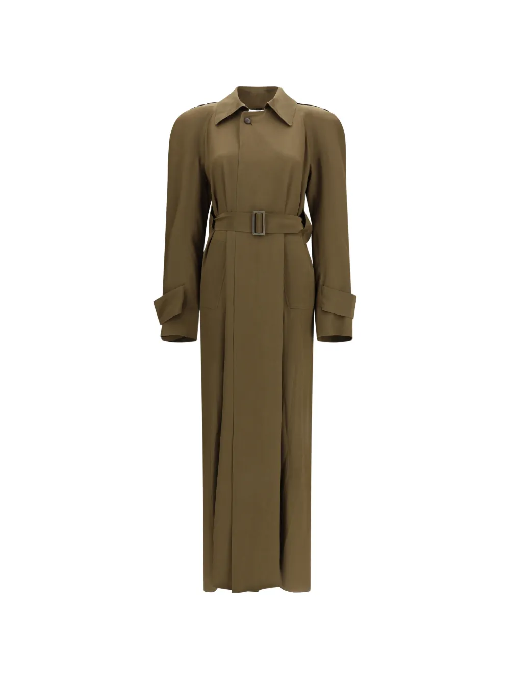 Petar Petrov belted trench coat - Verde