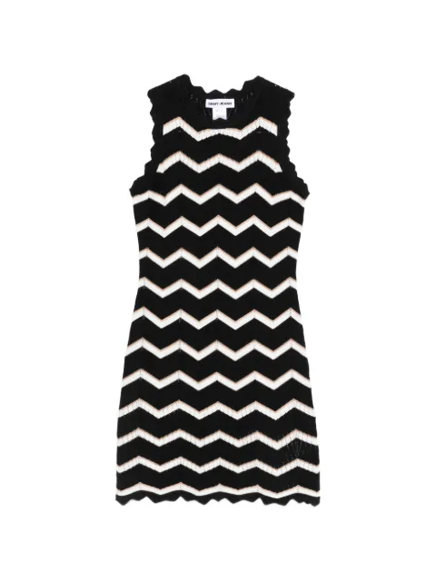 DKNY zig-zag-pattern dress