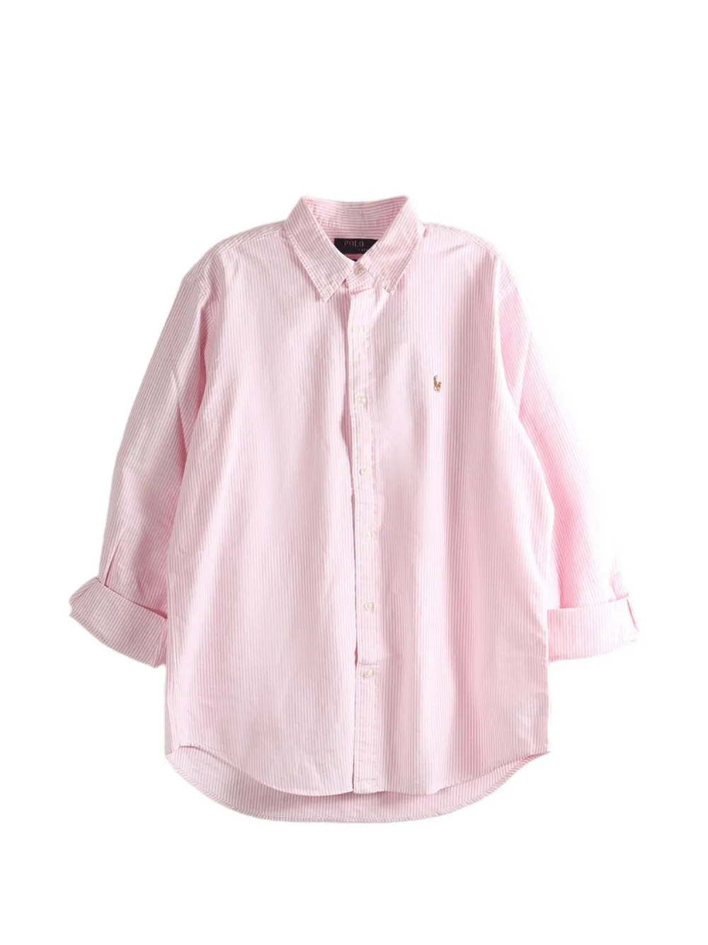 Polo Ralph Lauren Polo Pony-embroidered striped shirt - Rosa