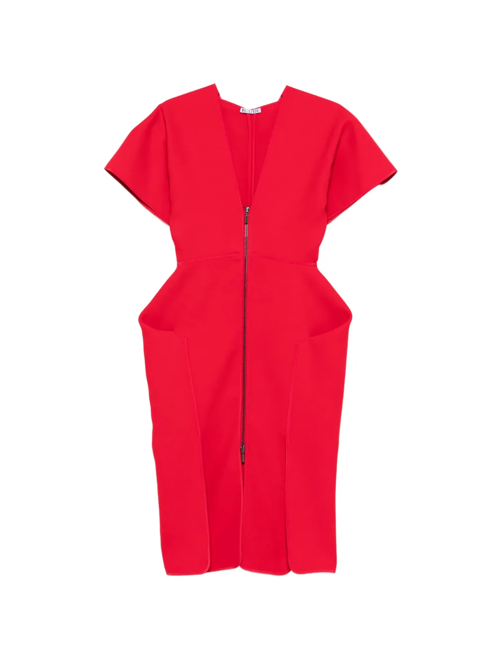 Maticevski zip midi dress - Rosso