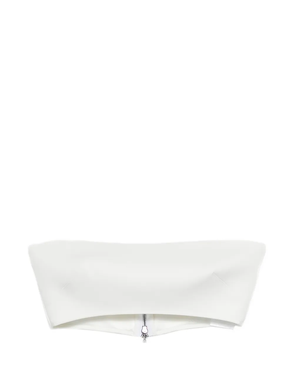 Maticevski zip strapless top - Bianco