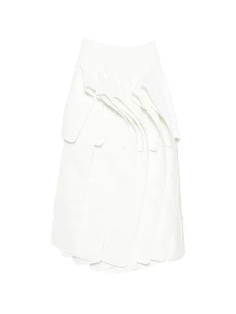 Maticevski tiered panel midi skirt