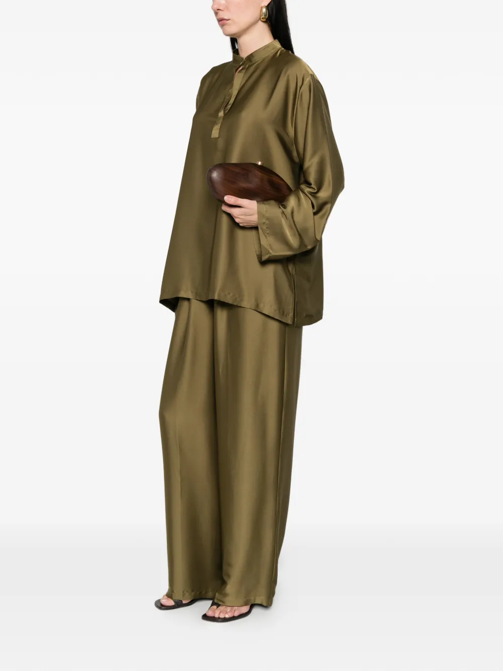  Silkylicious Rove Trousers Set - Green 