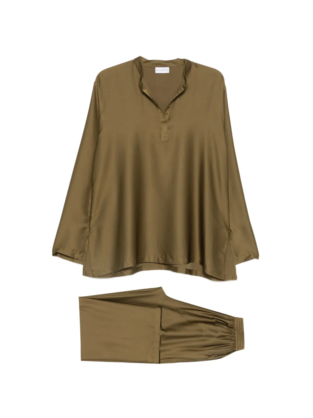 SILKYLICIOUS Rove trousers set - Verde